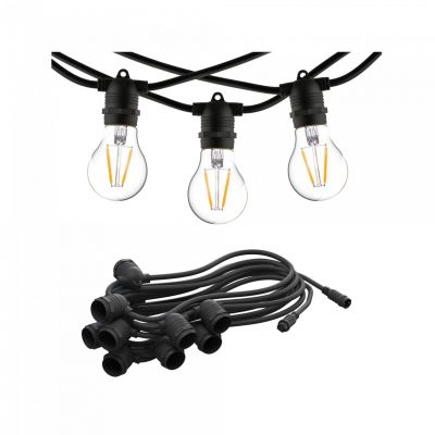 Girlanda ogrodowa FESTOON LIGHTS 10XE27, 6M, IP65 (7873)