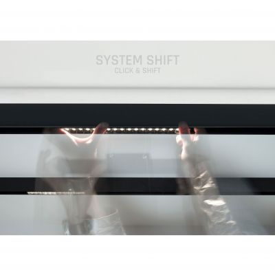 SYSTEM SHIFT GRID S oprawa lampa na szynoprzewód 204x23x42mm 12W 35st czarny WLD+40011 (WLD+40011)
