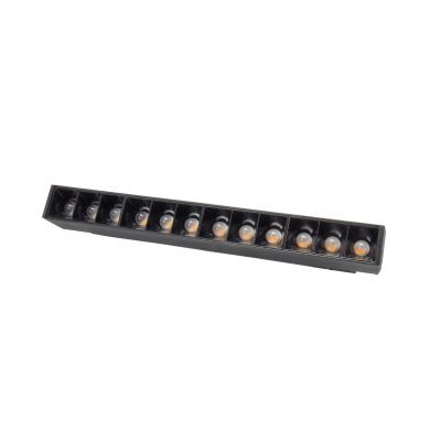 SYSTEM SHIFT GRID S oprawa lampa na szynoprzewód 204x23x42mm 12W 35st czarny WLD+40011 (WLD+40011)
