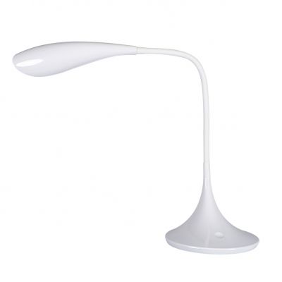 Lampka biurkowa LED FRANCO II ciepła biel 6,8W 3000K wtyczka biały KANLUX (22342)