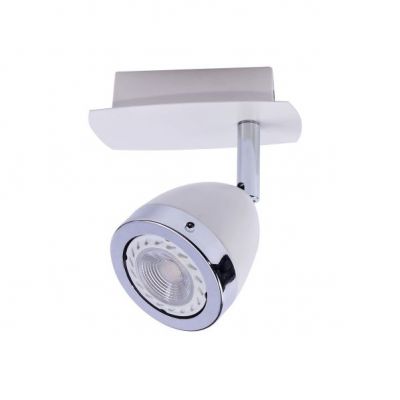 ITALUX spotlight Calasa GU10 35W 220-240V IP20 kolor - biały mat, chromowany pierścień (SPL-9372-1A WH)