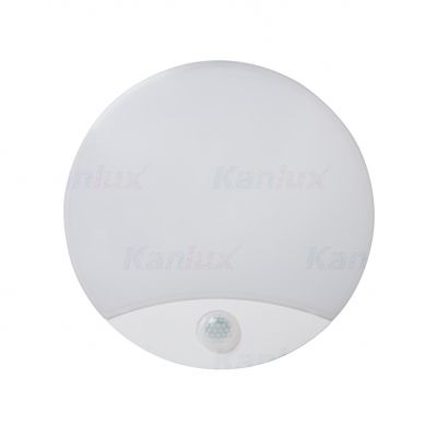 Oprawa LED z czujnikiem ruchu SANSO LED 15W-NW-SE 1250lm 4000K barwa neutralna Biały 26520 KANLUX (26520)