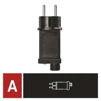 Zasilacz choinkowy do serii Standard i Profi 800LED IP44 timer D1ZB05 EMOS (D1ZB05)