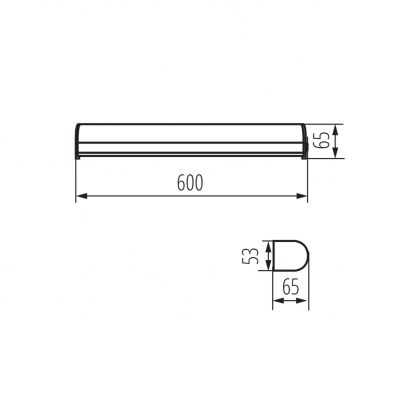 Oprawa ścienna ROLSO LED IP44 15W-NW 4000K 1080lm kinkiet 26700 KANLUX (26700)