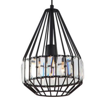 ITALUX lampa wisząca Brenta E27 60W 220-240V IP20 kolor - czarny (MDM-2721/1A BK)