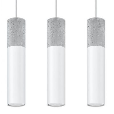Sollux Lampa wisząca BORGIO 3L biały SL.0649 (SL.0649)