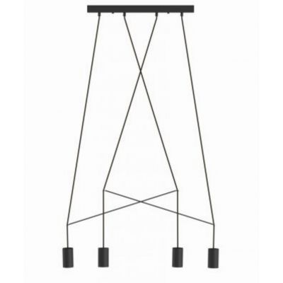Lampa wisząca IMBRIA BLACK IV LISTWA (9192)