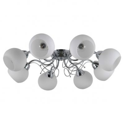 ITALUX lampa wisząca Masseri E27 40W 220-240V IP20 kolor - chrom, biały (PND-6895-8)