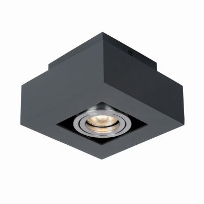 ITALUX lampa natynkowa Casemiro GU10 50W 230V IP20 kolor - czarny, aluminiowy (IT8002S1-BK/AL)