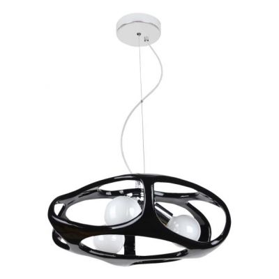 Lampex Lampa wisząca Amano czarna E27 3x60W (324/3 CZA)