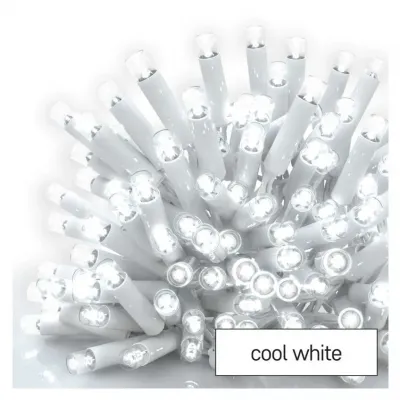 Oświetlenie łączone Profi sople 50 LED 3m zimna biel biały przewód IP44 timer (D2CC02)