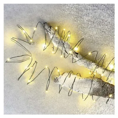 Lampki świateczne nano łezki 150LED 15m ciepła biel IP44 timer EMOS (D3AW05)