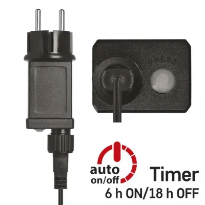 Lampki świąteczne nano łezki 40 LED 4m zimna biel IP44 timer EMOS (D3AC03)