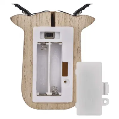 Ozdoba świąteczna renifer 8 LED 16 cm 2x AAA ciepła biel IP20 timer EMOS (DCWW42)