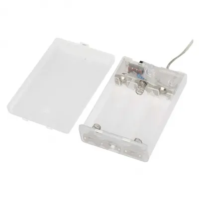 Lampki świąteczne girlanda 40 LED perły 1,2 m 3xAA ciepła biel IP20 timer EMOS (DCGW15)