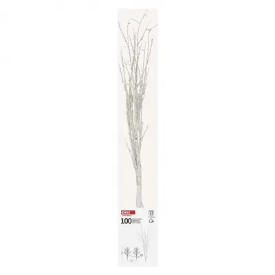 Ozdoba świąteczna 2x gałązka brzozy 60 cm 3x AA IP44 ciepła biel IP20 timer EMOS (DCTW26)