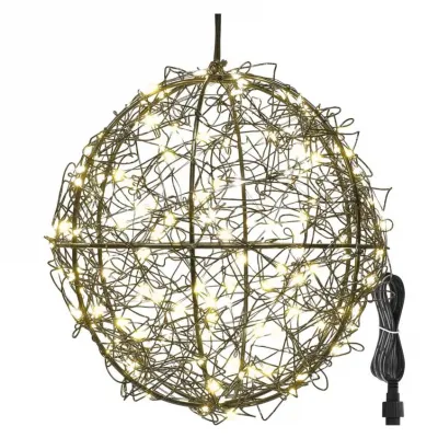 Ozdoba świąteczna kula 200 LED 20 cm ciepła biel IP44 EMOS (DCTW33)