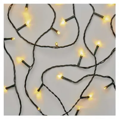 Lampki choinkowe Classic 80 LED 8m ciepła biel zielony przewód IP44 8 programów timer EMOS (D4AW22)