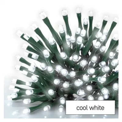 Lampki choinkowe Classic 180 LED 18m zimna biel IP44 8 programów timer EMOS (D4AC24)