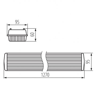 Oprawa pyłoszczelna IP65 DICHT 4LED NP 236/PS  KANLUX (31321)