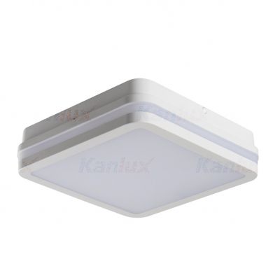 Plafoniera LED BENO 18W NW-L-SE W z czujnikiem ruchu 4000K barwa neutralna 1550lm IP54 Biały 32946 KANLUX (32946)