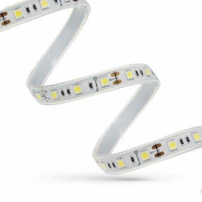 PASEK LED 48W 5050 60LED CW 5 lat 1m (rolka 5m) -w silikonie  WOJ+12216 Spectrum Led (WOJ+12216)
