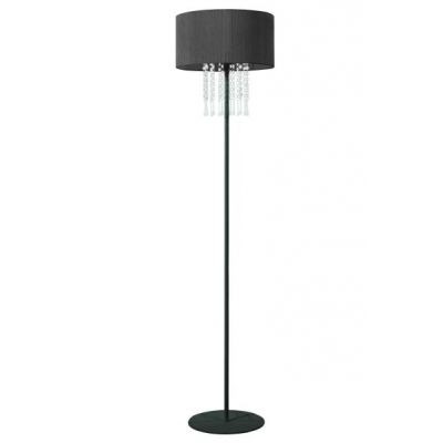 Lampex Lampa podłogowa Wenecja czarna E27 1x60W (153/ST CZA)