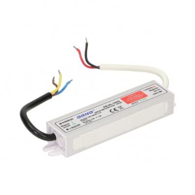 Zasilacz do oświetlenia LED 90-265V AC/12V DC 12W IP67 OR-ZL-1602 ORNO (OR-ZL-1602)