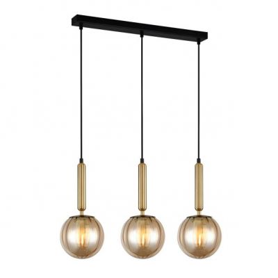 ITALUX lampa wisząca Ravena (PND-2324-3L BRO+AMB)