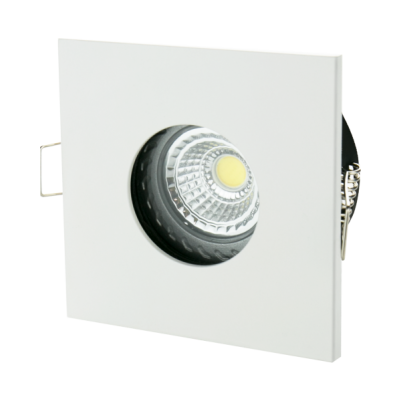 Oprawa punktowa Fiale IV GU10 250V IP65 84x84x35mm biały kwadrat  SLIP001007 Spectrum Led (SLIP001007)