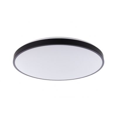 Plafon AGNES ROUND LED BLACK 64W 3000K IP44 (8206)