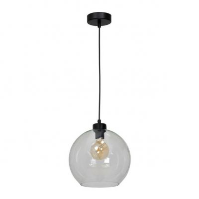 Milagro lampa wisząca Sofia Clear E27 czarna MLP6576 (MLP6576)