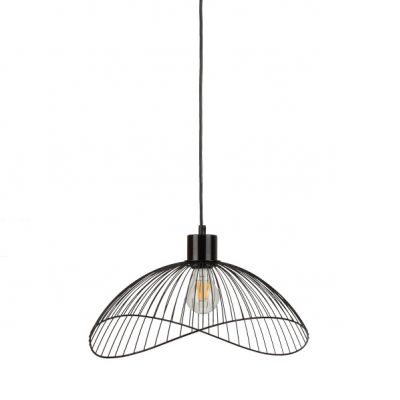 ITALUX lampa wisząca Nunez E27 40W 230V IP20 kolor - czarny mat (PND-1702-1-M-B)