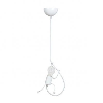 Emibig lampa wisząca BOBI 1 WHITE E27 60W MAX 538/1 (538/1)