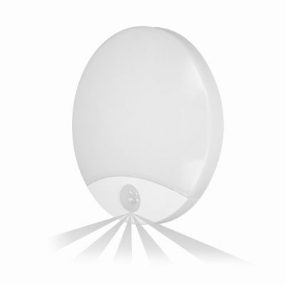 VIRAZON LED 15W, plafon z czujnikiem ruchu, 1050lm, IP44, 4000K, poliwęglan mleczny, biały AD-PL-6064WLPMR4 ORNO (AD-PL-6064WLPMR4)