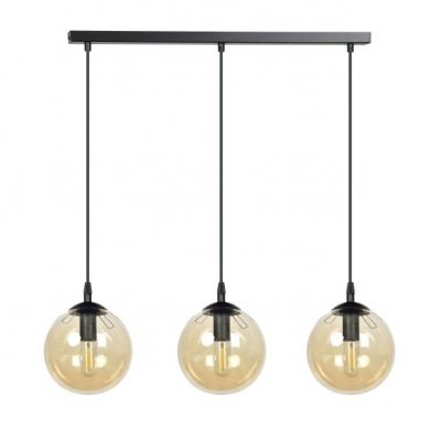 Emibig lampa wisząca Cosmo 3 3xE14 czarna 713/3 (713/3)