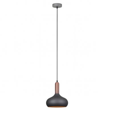 ITALUX lampa wisząca Quesmo E27 60W 220V IP20 kolor - szary, miedziany (MDM-3029/1 GR+RC)