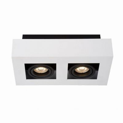 ITALUX lampa natynkowa Casemiro GU10 50W 230V IP20 kolor - biały, czarny (IT8001S2-WH/BK)