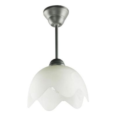 Lampex Lampa wisząca Cyrkonia B popiel E27 1x60W (662/B POP)