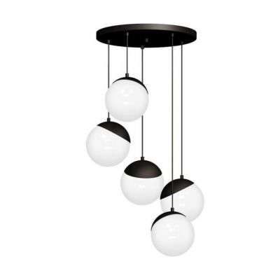 Milagro lampa wisząca Sfera Black 5xE14 MLP8869 (MLP8869)