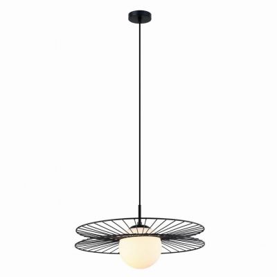 ITALUX lampa wisząca Sandy E27 40W 220-240V IP20 kolor - czarny (MDM-4002/1 BK)