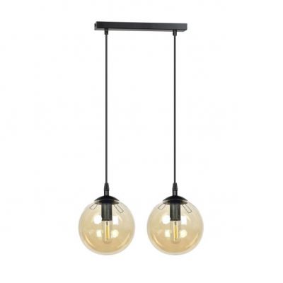 Emibig lampa wisząca Cosmo 2 2xE14 czarna 713/2 (713/2)