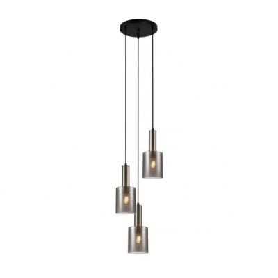 ITALUX lampa wisząca Sardo Rain E27 40W 220-240V IP20 kolor - nikiel satynowany (PND-5581-3A-SC+RNSG)
