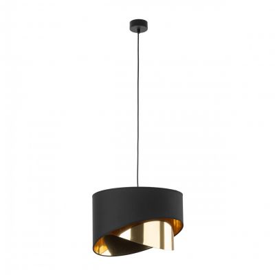 Lampa wisząca GRANT E27 LED czarno złota styl glamour 4823 TK Lighting (4823)