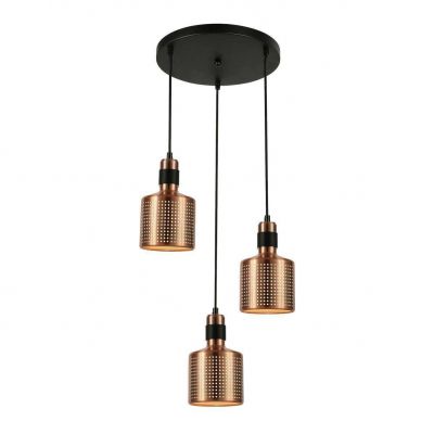 ITALUX lampa wisząca Restenza E27 40W 220-240V IP20 kolor - miedziany (PND-2439-3-COP)