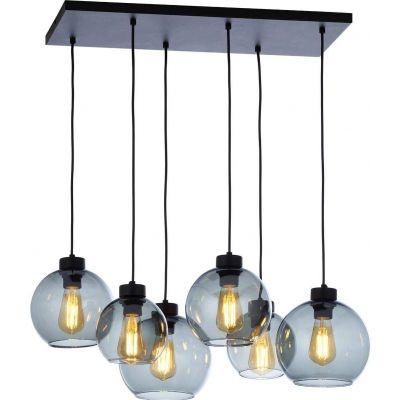TK-Lighting lampa wisząca Cubus Graphite 6XE27 max 60W czarna/grafit (2833)