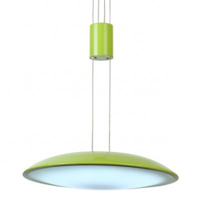 ITALUX lampa wisząca Visco LED, zintegrowany 6W 400 lm 3000K IP20 kolor - czarny, zielony (MD13119-01G)