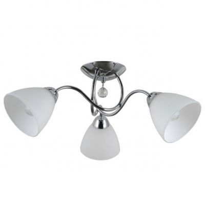 ITALUX lampa wisząca Lugano E27 40W 220-240V IP20 kolor - chrom, biały (PND-5643-3)