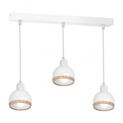 Milagro lampa wisząca Oval 3xE27 biała MLP7044 (MLP7044)
