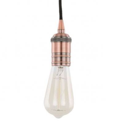 ITALUX lampa wisząca Atrium E27 60W 220V IP20 kolor - czerwona miedź (DS-M-036 RED COPPER)